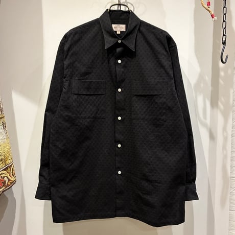 根津洋品店 NEZU YOHIN TEN (ネズヨウヒンテン)  MIDDLE AGE SHIRTS（100809) / ドビー塩縮コットンレギュラーシャツ