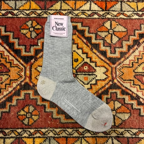MARCOMONDE（マルコモンド） Ladies Wide Ribbed Wool Glitter Socks（レディースワイドリブウールグリッターソックス）