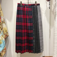 O'NEIL OF DUBLIN （オニール オブ ダブリン）PATCHWORK PLEATED LONG SKIRT（パッチワークプリーツロングスカート）