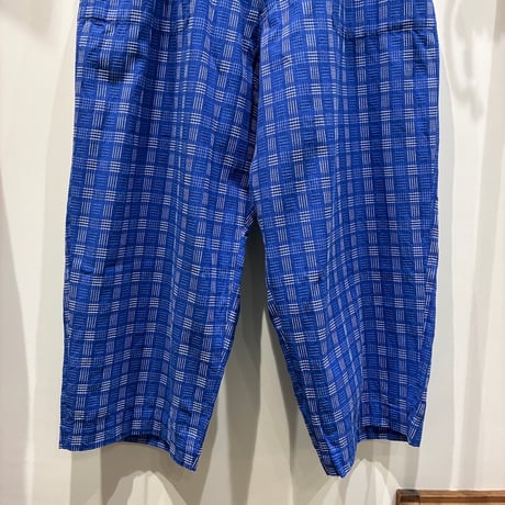蒼氓/SOWBOW（ソウボウ） 蒼氓/SOWBOW EZ PANTS EXWIDE ”極太“  CHECK（ソウボウイージーパンツエクストラワイドチェック）