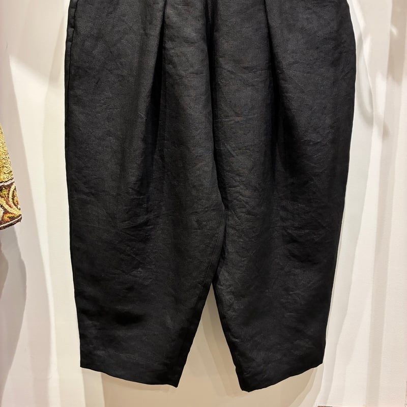 結-yui-(ゆい） WIDE TUCK EASY TROUSERS SULFER DYED