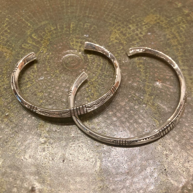 Touareg Silver（トゥアレグ シルバー） bangle 24（Square Eb...