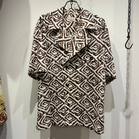 NEZU YOHINTEN 根津洋品店 ジャカードシャツ 黒 サイズ2 CATEGORY 根津洋品店 NEZU YOHIN TEN (ネズヨウヒンテン) | plai