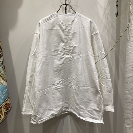 Military Sleeping Henry-neck Shirt （ミリタリースリーピングヘンリーネックシャツ）