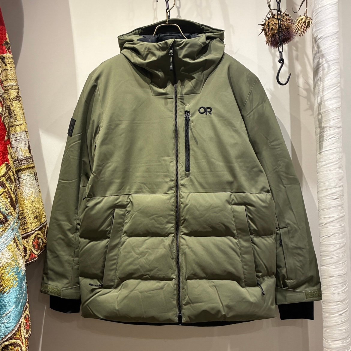 OUTDOOR RESEARCH / アウトドアリサーチ/ダウンジャケット/M/ナイロン/カーキ/268084 Outdoor Research（アウトドアリサーチ） Snow Crew Down Jack