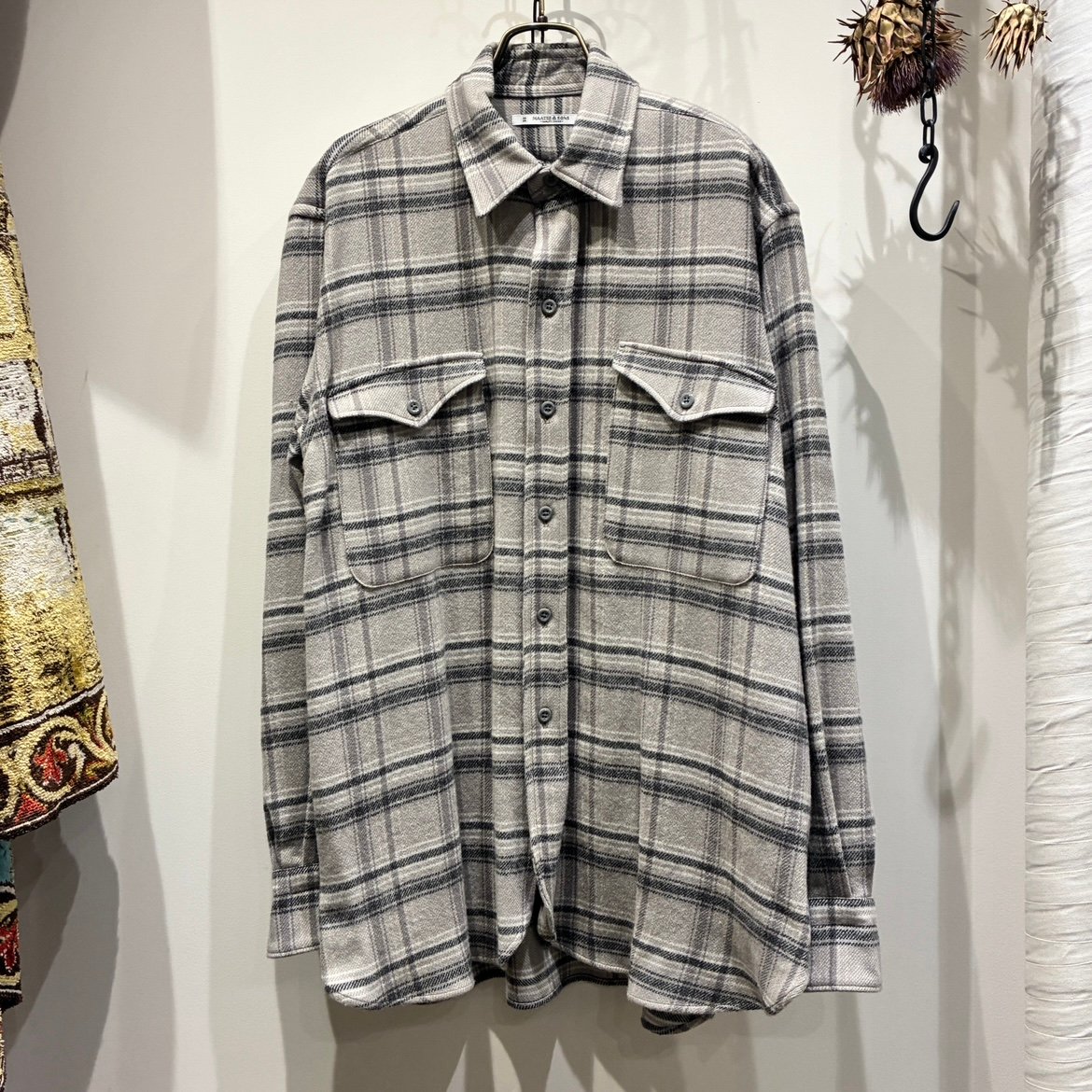 MAATEE&SONS (マーティーアンドサンズ) Cashemere Nel Shirt