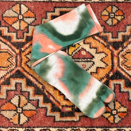 NODAL（ノダル）Tie-Dye Long Tabi Socks （タイダイロングタビソックス/ND24X010）