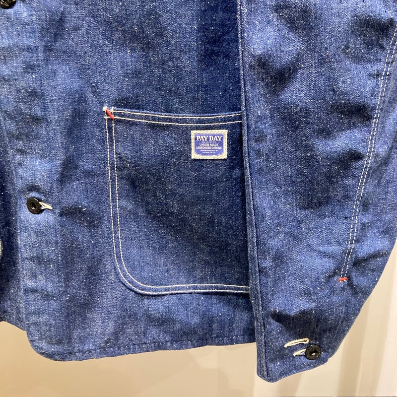 40sカバーオール　ペイデイ ビンテージ PAYDAY（ペイデイ） 40s デニム カバーオールを買取りしま