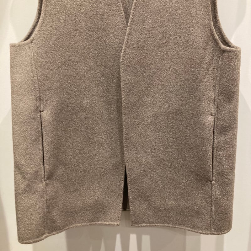 MAATEE&SONS (マーティーアンドサンズ) CASHMERE MINK VEST (カ...