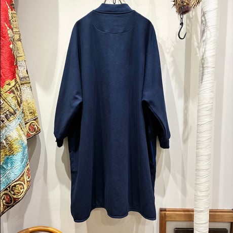 SLOW HANDS（スローハンズ） Organic Cotton Fleece High Neck Rib Coat（オーガニックコットンフリースハイネックリブコート/ST-69a）