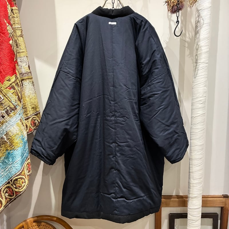 ソウソウ　新作　新品　ウール混 両面編太夫（たいふ） 一つ身　黒紺 蒼氓/SOWBOW（ソウボウ）蒼氓半纏/SOWBOW HANTEN “TUMUGI“ CHIK