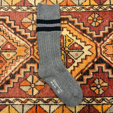 MARCOMONDE（マルコモンド） M's/L's Wholegarment cotton line socks （メンズ/ホールガーメントコットンラインソックス）