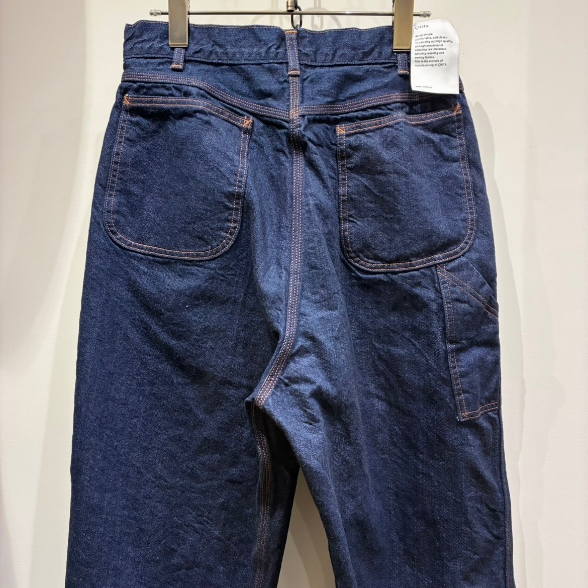 CIOTA デニムペインターパンツ PTLM-14PA サイズ4 CIOTA（シオタ） Denim Painter Pants（PTLM-14PA-PIW） |
