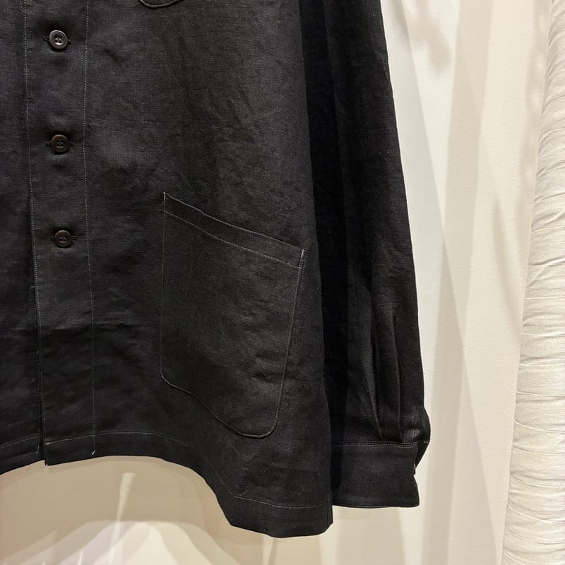 結-yui-(ゆい）EASY JACKETS SULFER DYED LINEN（イージージ