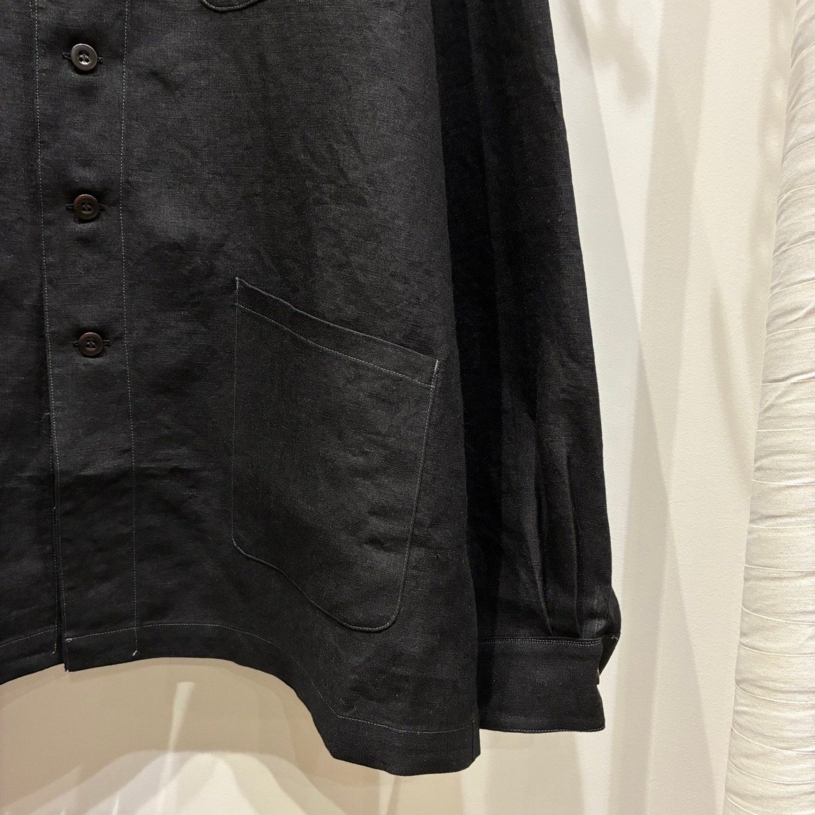 結-yui-(ゆい）EASY JACKETS SULFER DYED LINEN（イージージ