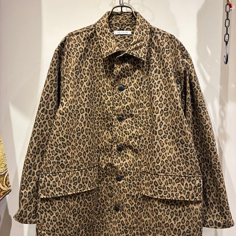 CATTA（カッタ） SHIRT COAT LONG-RIPSTOP LEOPARD (シャツコートロング-リップストップレオパード)