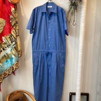 MAATEE&SONS (マーティーアンドサンズ)  VINTAGE SHAMBRAY ALL IN ONE SS（ヴィンテージ シャンブレー オールインワン半袖）