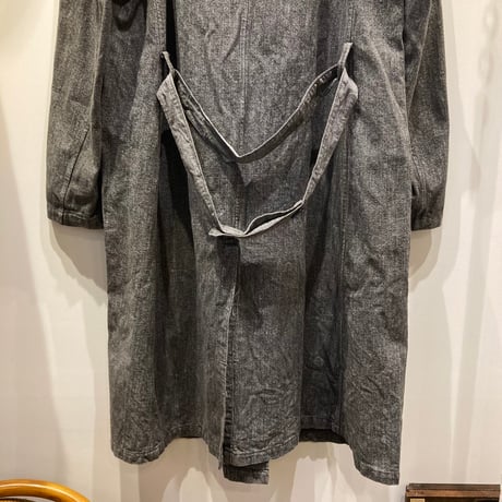 1940〜50's French Black Chambray Work Coat（フランス ブラックシャンブレー ワークコート）