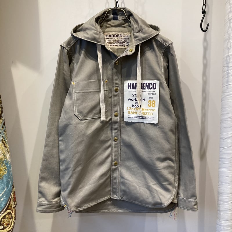 HARDENCO（ハーデンコー） 12oz DUCK Work Shirts W/Hood |