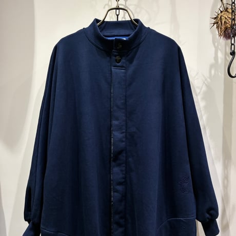 SLOW HANDS（スローハンズ） Organic Cotton Fleece High Neck Rib Coat（オーガニックコットンフリースハイネックリブコート/ST-69a）
