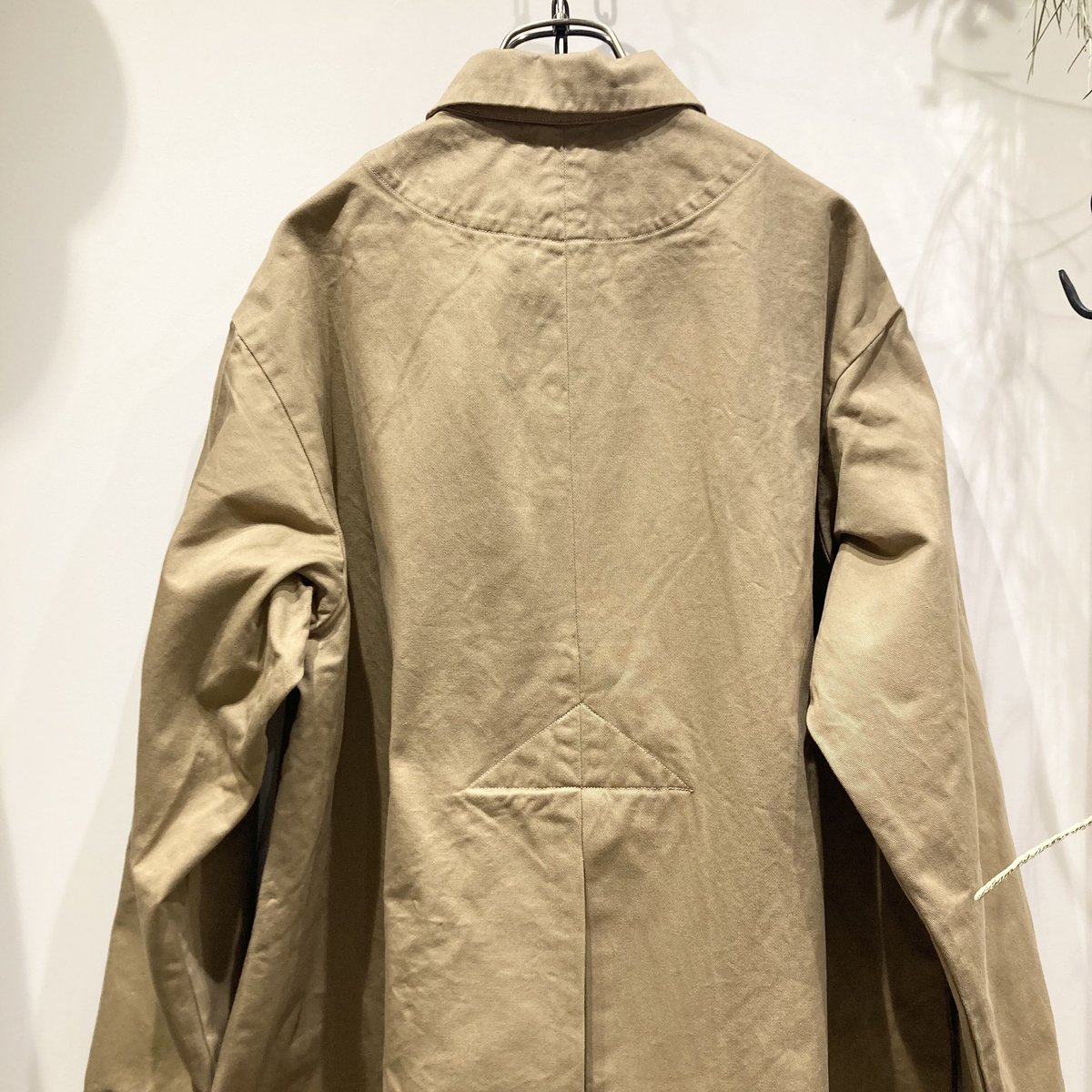 HARVESTY / ハーベスティ CHINO CLOTH OVER COAT HARVESTY（ハーベスティ） ステンカラーコート コート CHINO CLOTH