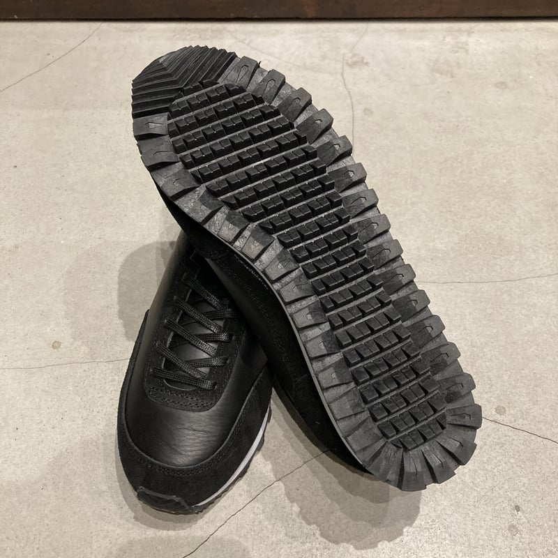 未使用品 blueover ブルーオーバー shorty TR レザー 24.5 blueover (ブルーオーバー) SHORTY. TR smooth black (ショー