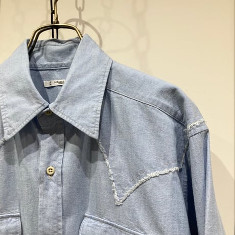 MAATEE&SONS (マーティーアンドサンズ)   WESTERN LIGHT/OZ SHAMBRAY(ウエスタンライトオンスシャンブレー/MT5103-0606A)
