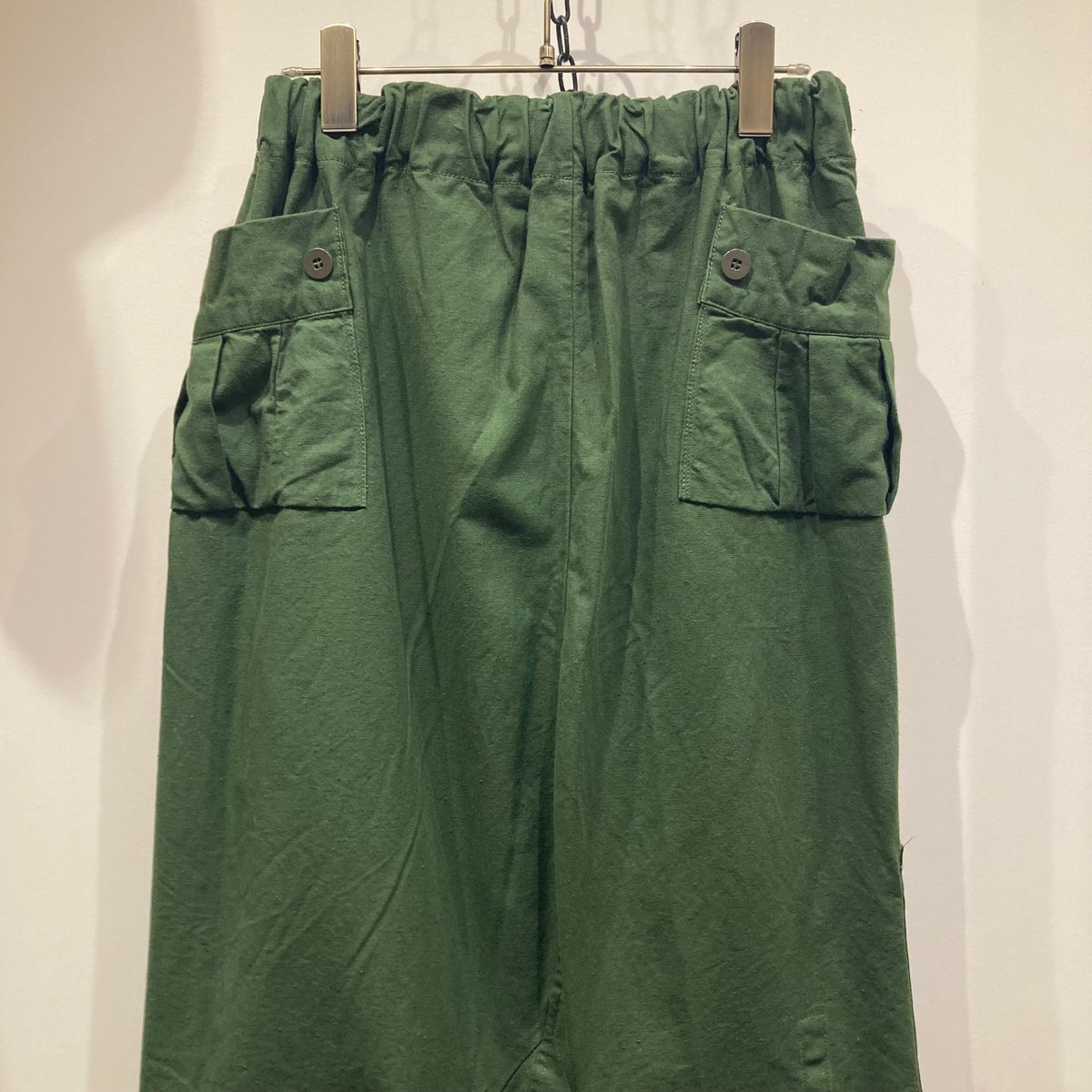 サロ SARO カッタCATTA リメイクスカート オリーブグリーン