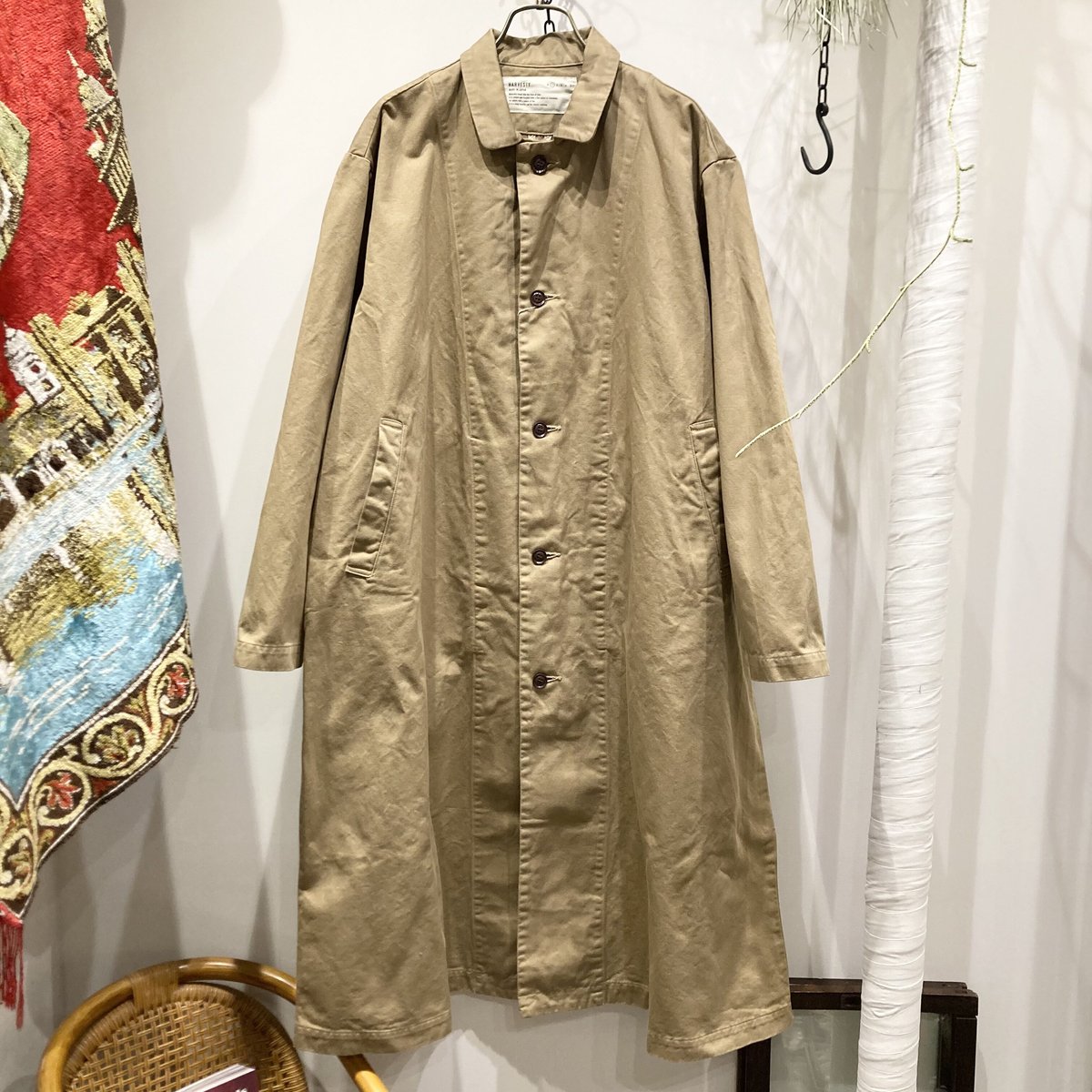 HARVESTY / ハーベスティ CHINO CLOTH OVER COAT fit=scale-down,w=1200