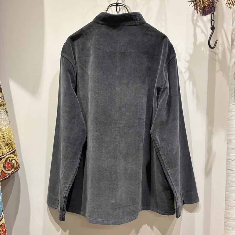 SLOW HANDS（スローハンズ） Velour China Jacket （ベロアチャイナ