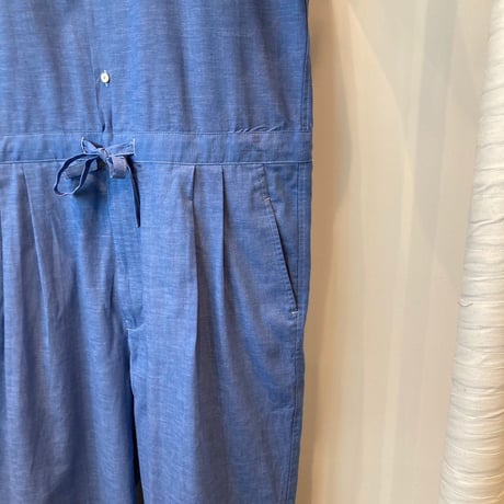 MAATEE&SONS (マーティーアンドサンズ)  VINTAGE SHAMBRAY ALL IN ONE SS（ヴィンテージ シャンブレー オールインワン半袖）