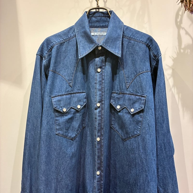 24ss maatee&sons デニムワークジャケット　サイズ2 24ss maatee&sons デニムワークジャケット サイズ2 MAATEE&SONS -24AW