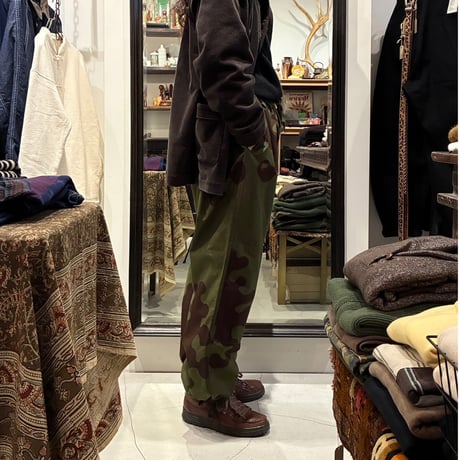 TIGRE BROCANTE （ティグルブロカンテ） Ameba Camo Over String Cargo Pants（アメーバカモオーバーストリングカーゴパンツ）