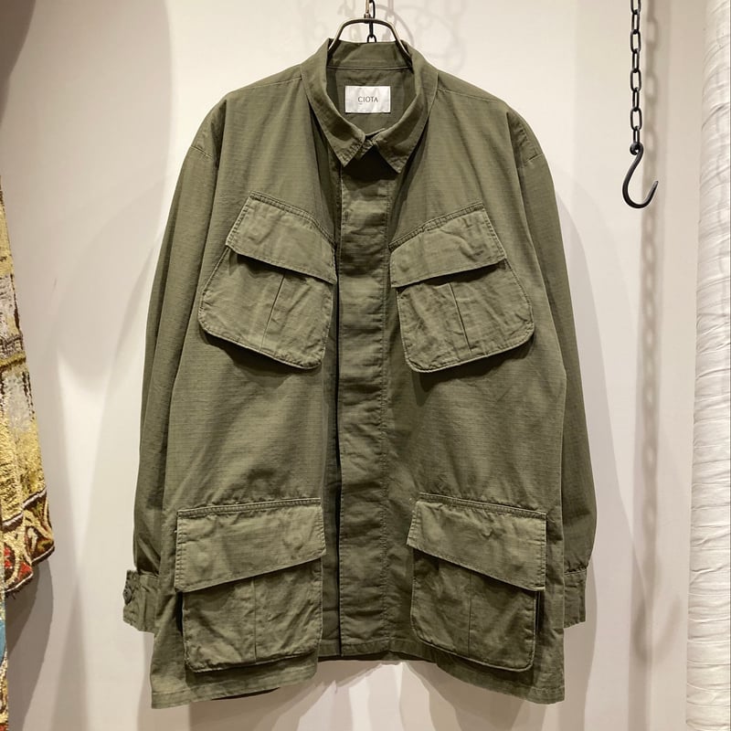 CIOTA（シオタ） Jungle Fatigue Jacket Rip-stop Stone