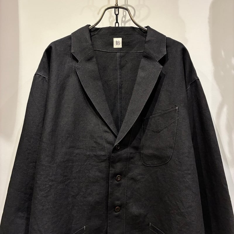 結-yui-(ゆい）EASY JACKETS SULFER DYED LINEN（イージージ