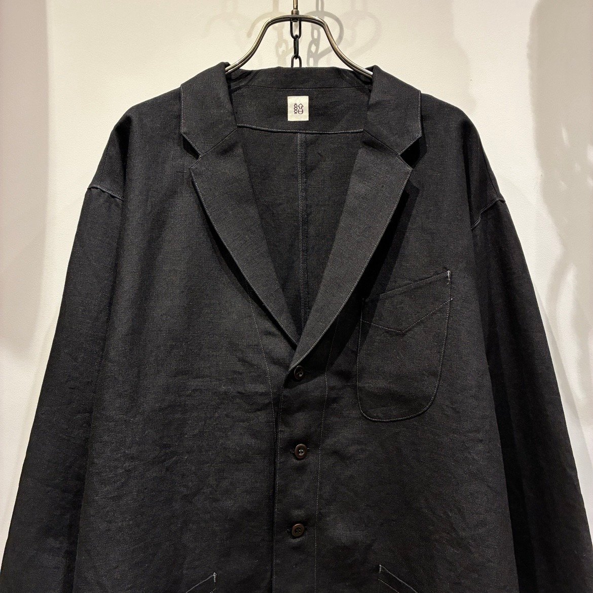 結-yui-(ゆい）EASY JACKETS SULFER DYED LINEN（イージージ