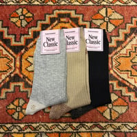 MARCOMONDE（マルコモンド） Ladies Wide Ribbed Wool Glitter Socks（レディースワイドリブウールグリッターソックス）