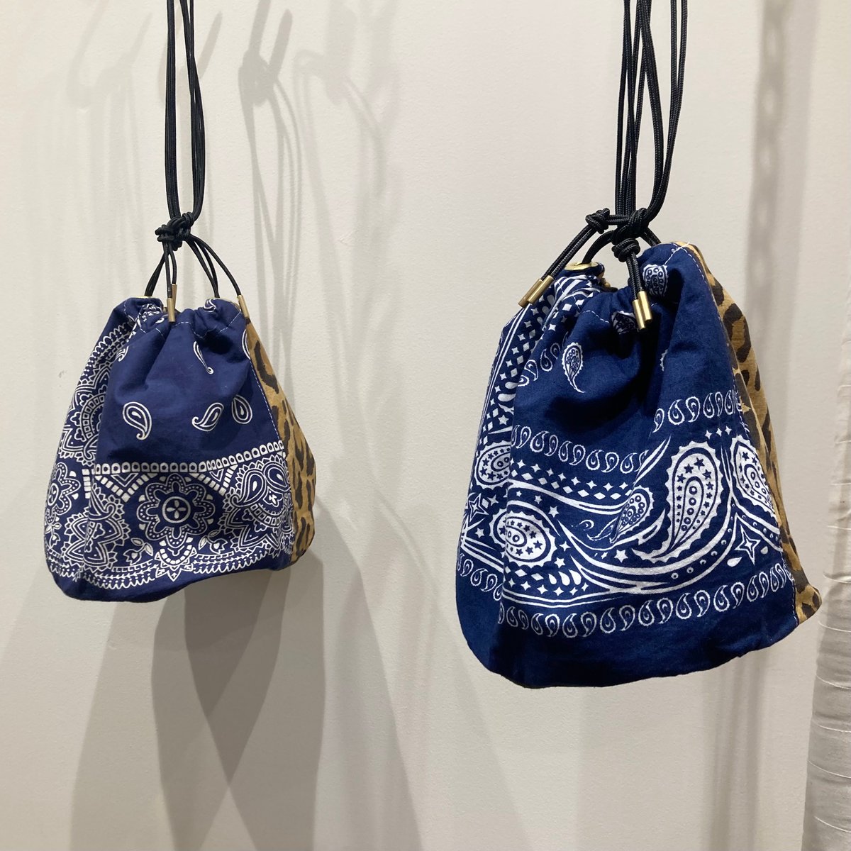 人気絶頂 KOUHEI バッグ - p | 巾着 Bandanna Vintage (コウヘイテライ) TERRAI バッグ