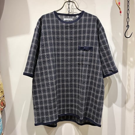 CATTA（カッタ） American Crew Neck Shirt-Air Cotton Sucker(アメリカンクルーネックシャツ-エアコットンサッカー)
