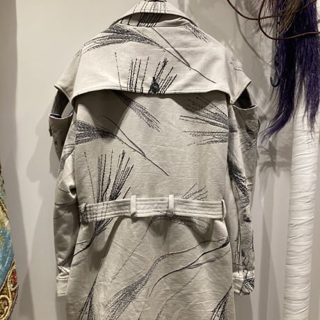 A MACHINE (エーマシーン）Pharaohs Horse Jacquard Trench Coat（ジャガードトレンチコート）