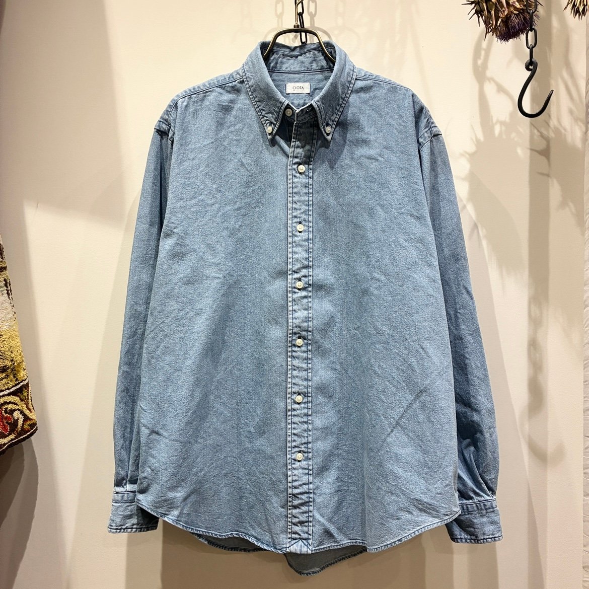 CIOTA（シオタ） Denim B.D Shirt（デニムボタンダウンシャツ