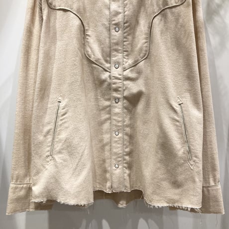 FACCIES（ファッチィーズ） Organic Western Piping Shirt