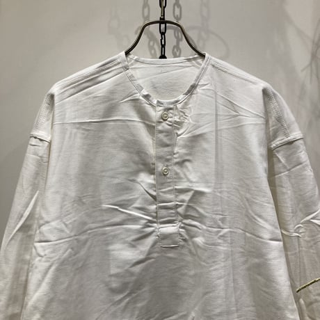 Military Sleeping Henry-neck Shirt （ミリタリースリーピングヘンリーネックシャツ）