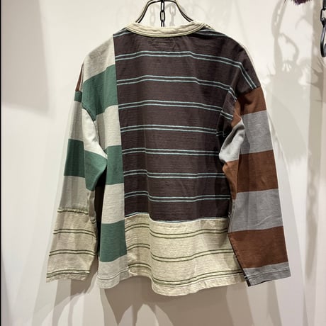 TIGRE BROCANTE （ティグルブロカンテ） Border Mix Venice Beach L/S T （ボーダーミックスベニスビーチロングスリーブT）