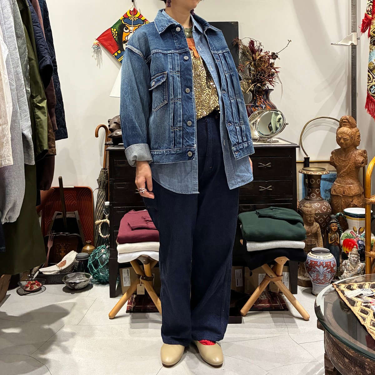 CIOTA（シオタ） New Double Pocket Denim Jacket /Real