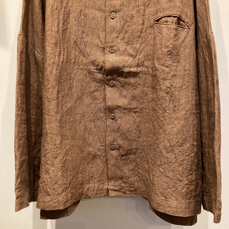 傳tutaee（ツタエ） Tokusa /Ksl（トクサ/柿渋染めリネン） | plain c