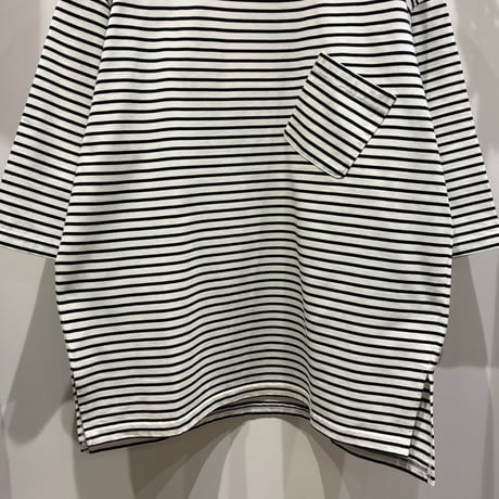 FLISTFIA（フリストフィア） 1/2 Sleeve Side Slit T-Shirts（ハーフスリーブスリットティーシャツ-QS01016)