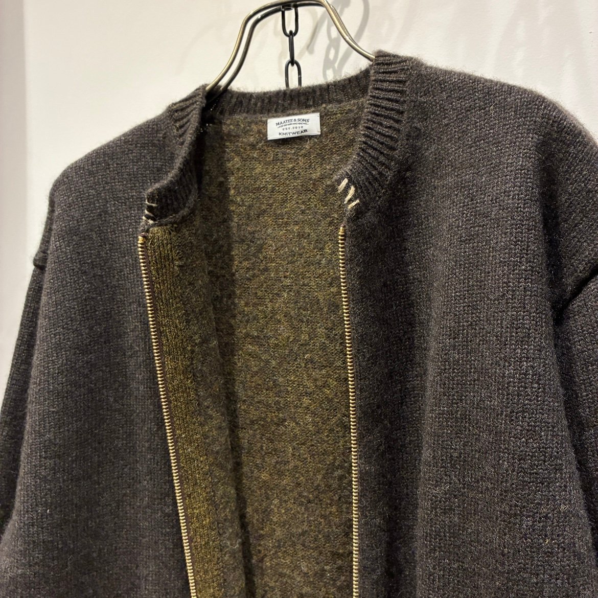 MAATEE&SONS (マーティーアンドサンズ) Jumper ひょっとこ起毛 Zip