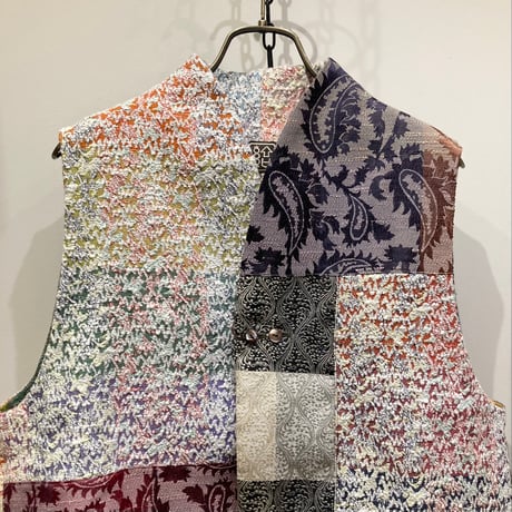 結 -yui-(ゆい） Patchwork Cutaway Vest（パッチワークカッタウェイベスト）/（YV-003-PS）