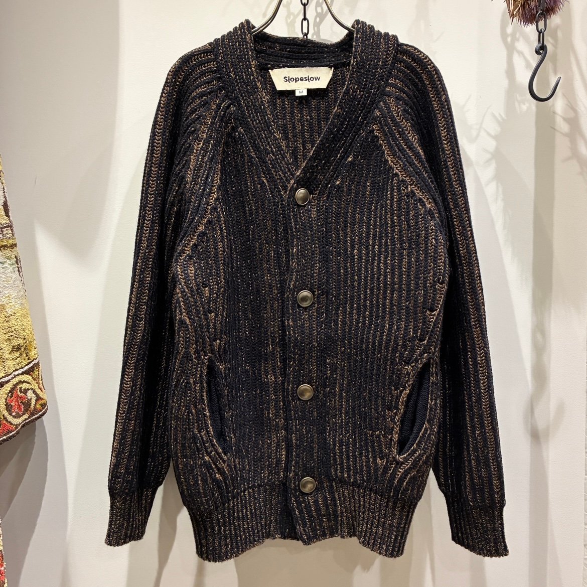 Slopeslow（スロープスロウ） Yak/Lamb wool Plating Rib Ca